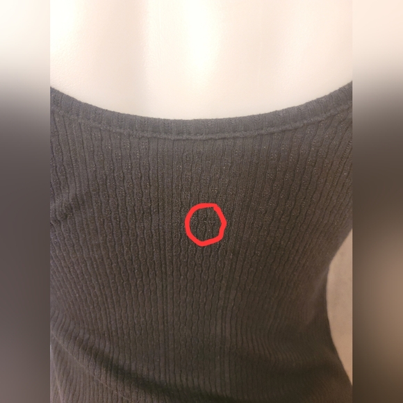 1st IN by Fersten Pointelle Coquette Lettuce Trim Mini Dress y2k - Picture 5 of 6